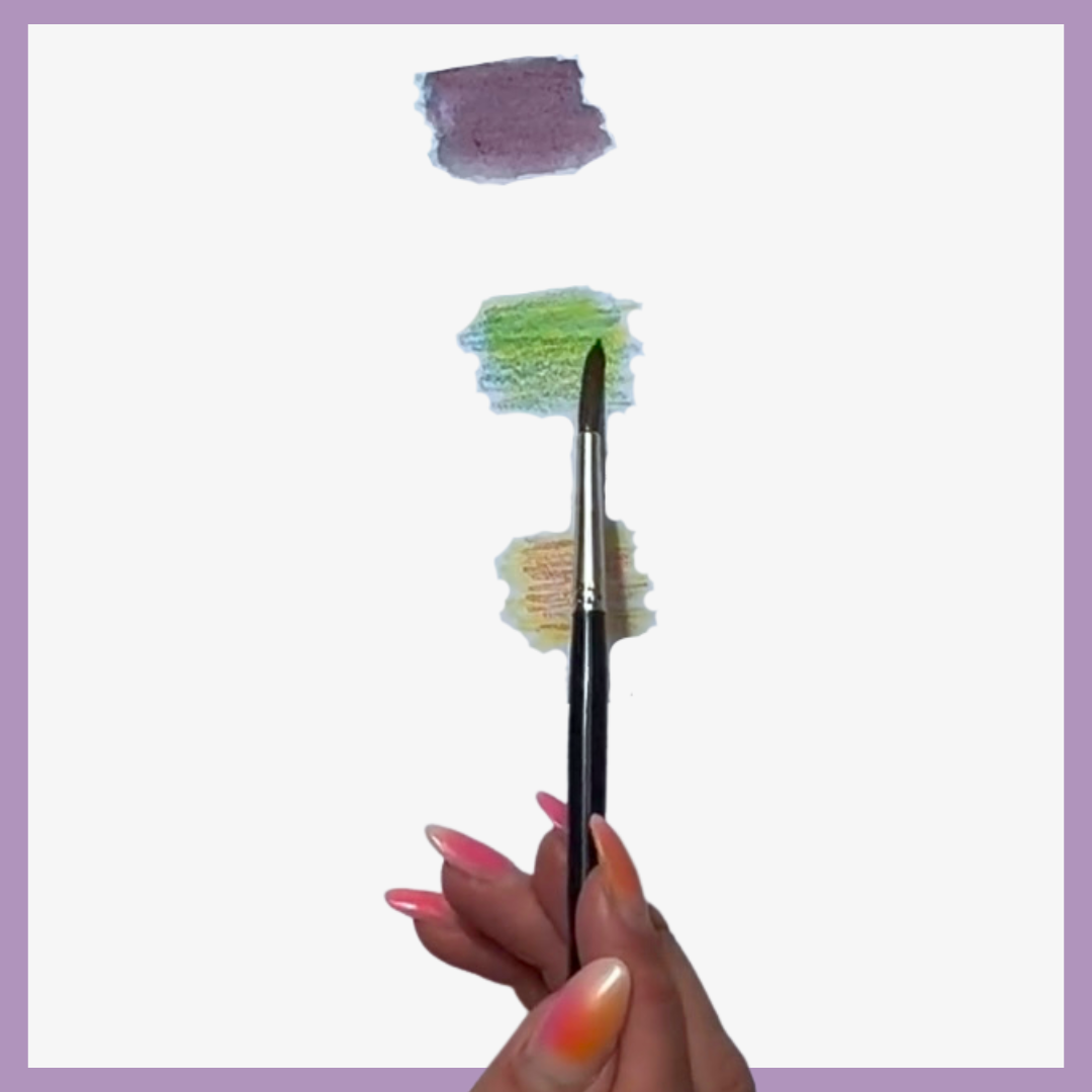 Sådan blander du farver med akvarelblyanter