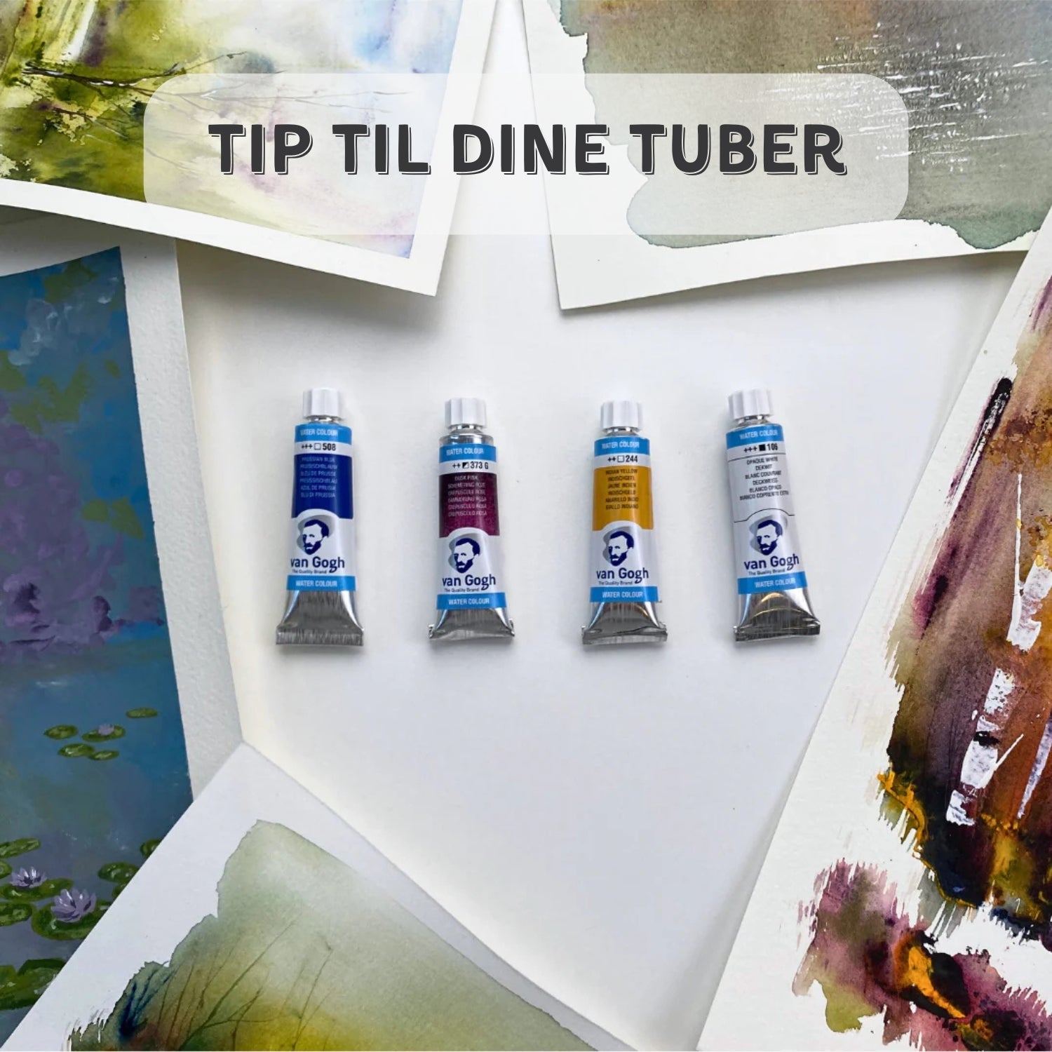 Det perfekte tip til dine akvarel tuber