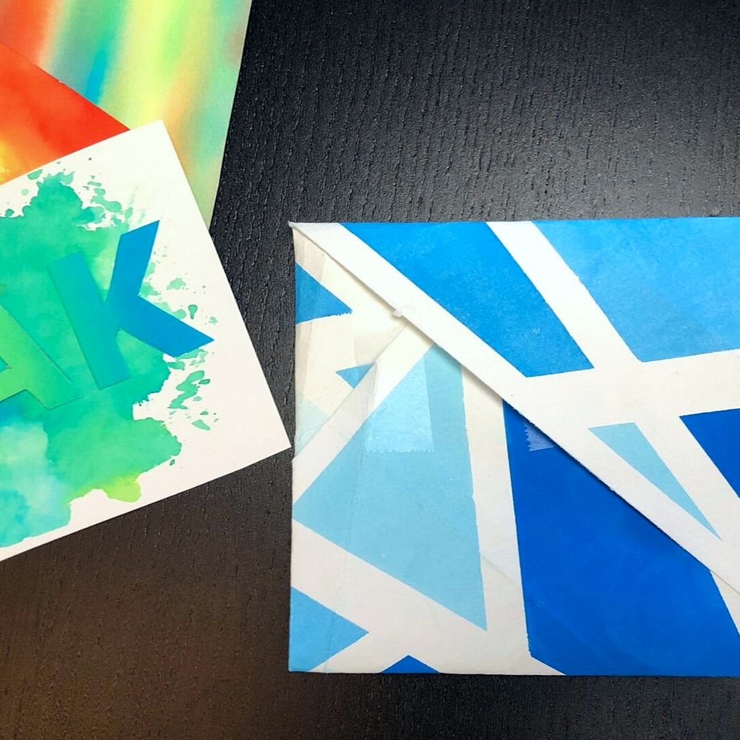 Sådan kan du forvandle dine malerier til konvolutter!