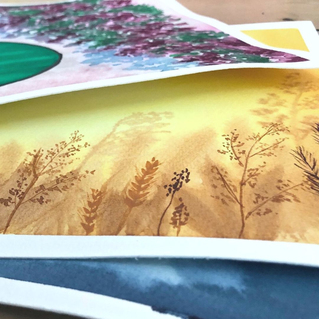 Gør din akvarelmaleri og papir fladt igen