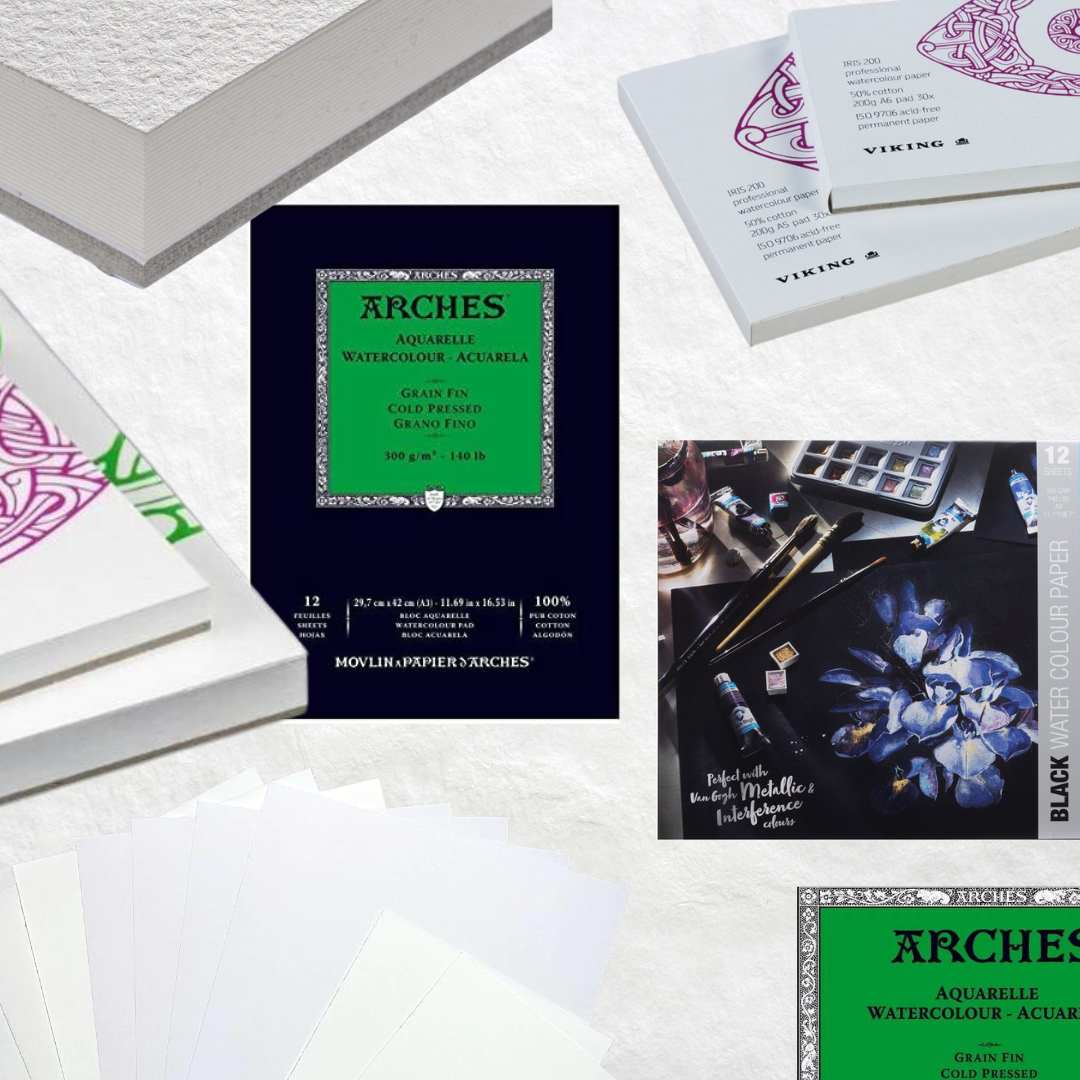 Sådan vælger du det rette akvarelpapir