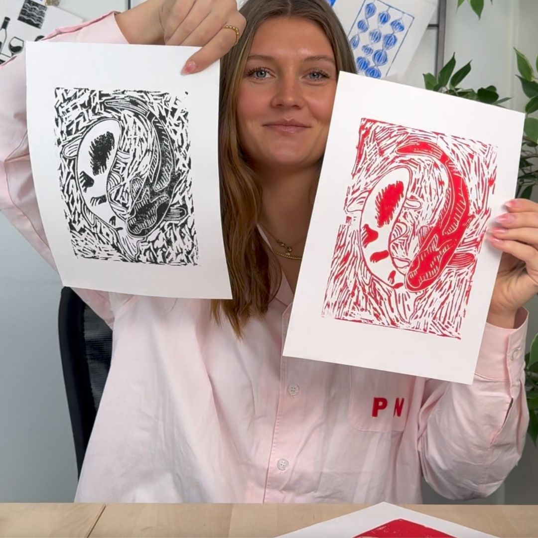 Hvilket papir egner sig bedst til linoleumstryk?