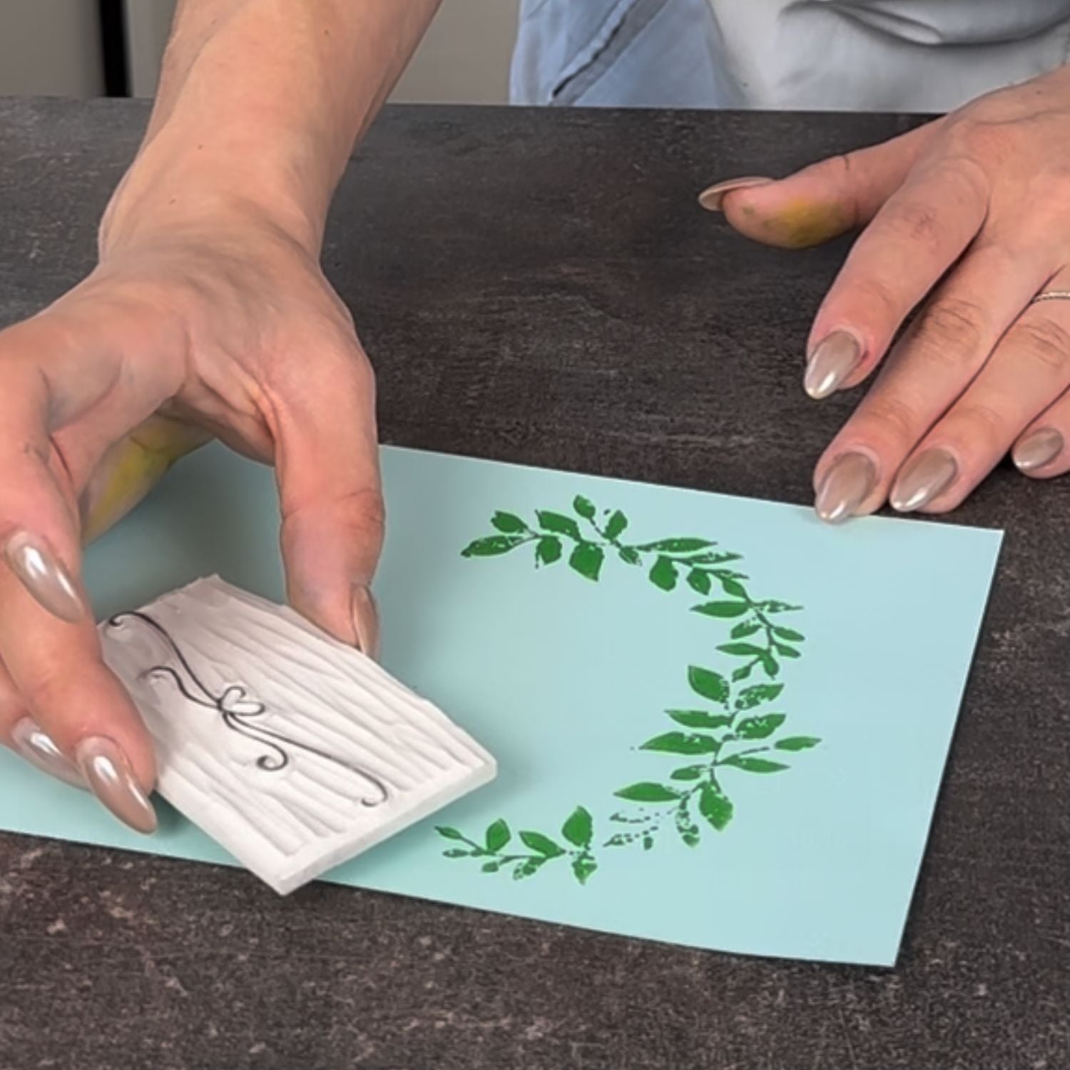 Trykplade til linoleum (stempel)