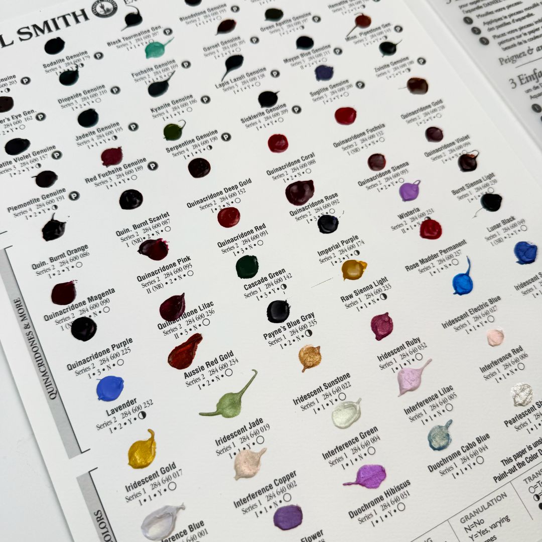 Daniel Smith Dot kort (66 akvarelfarver)