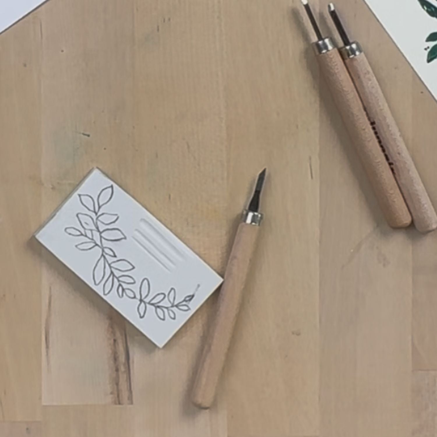 Trykplade til linoleum (stempel)