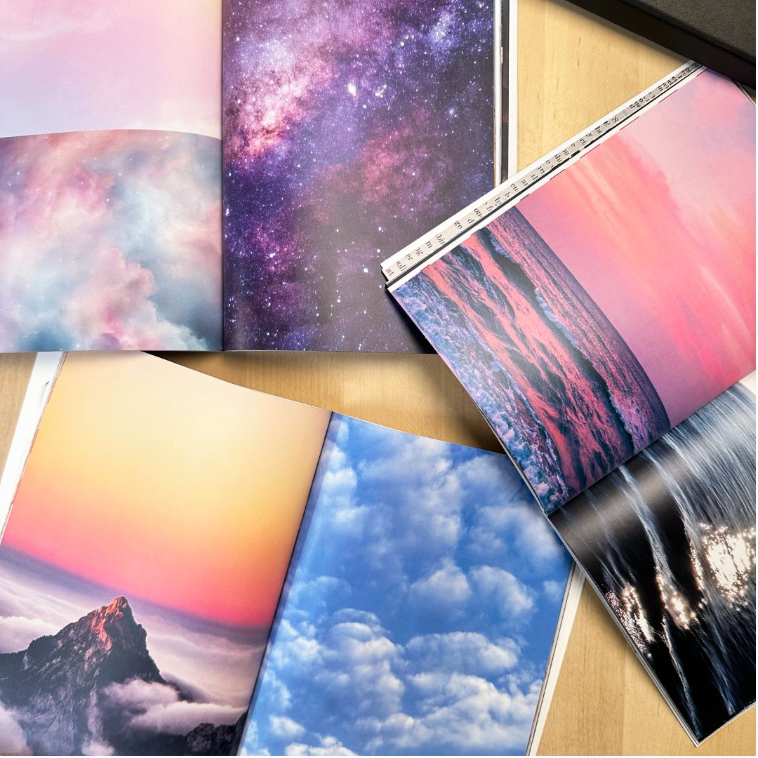 Collage bog til art journal og scrapbooking (Selvtid)