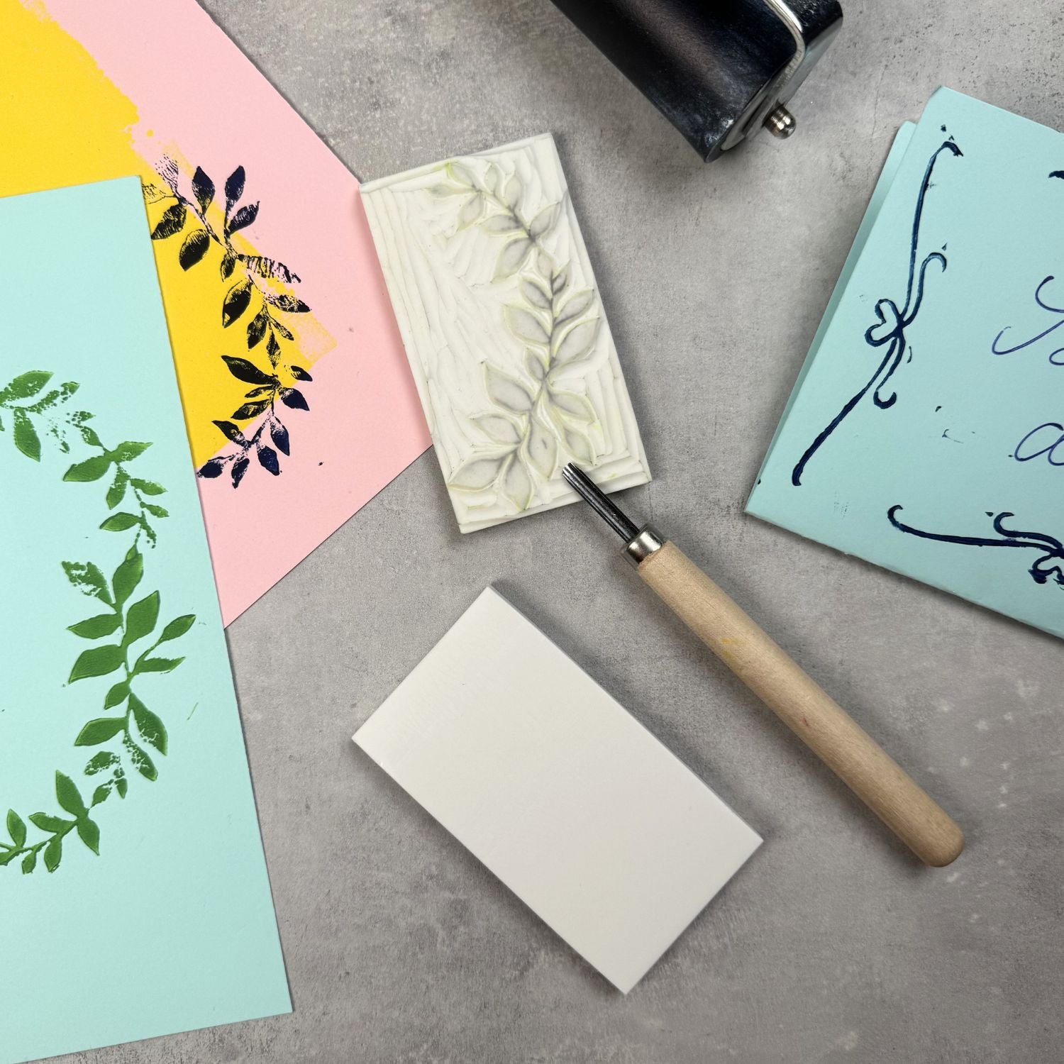 Trykplade til linoleum (stempel)