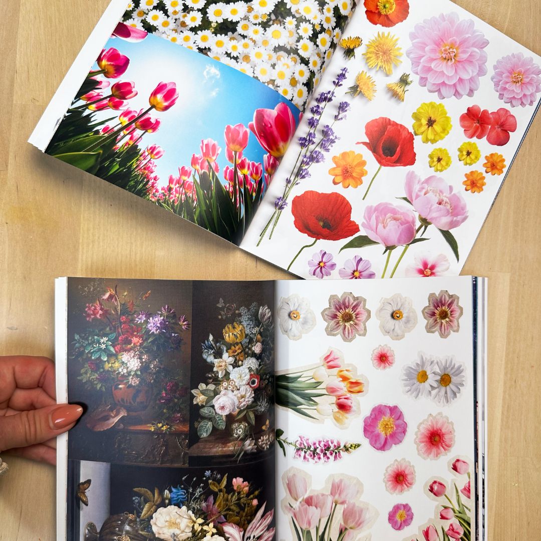 Collage bog til art journal og scrapbooking (Selvtid)