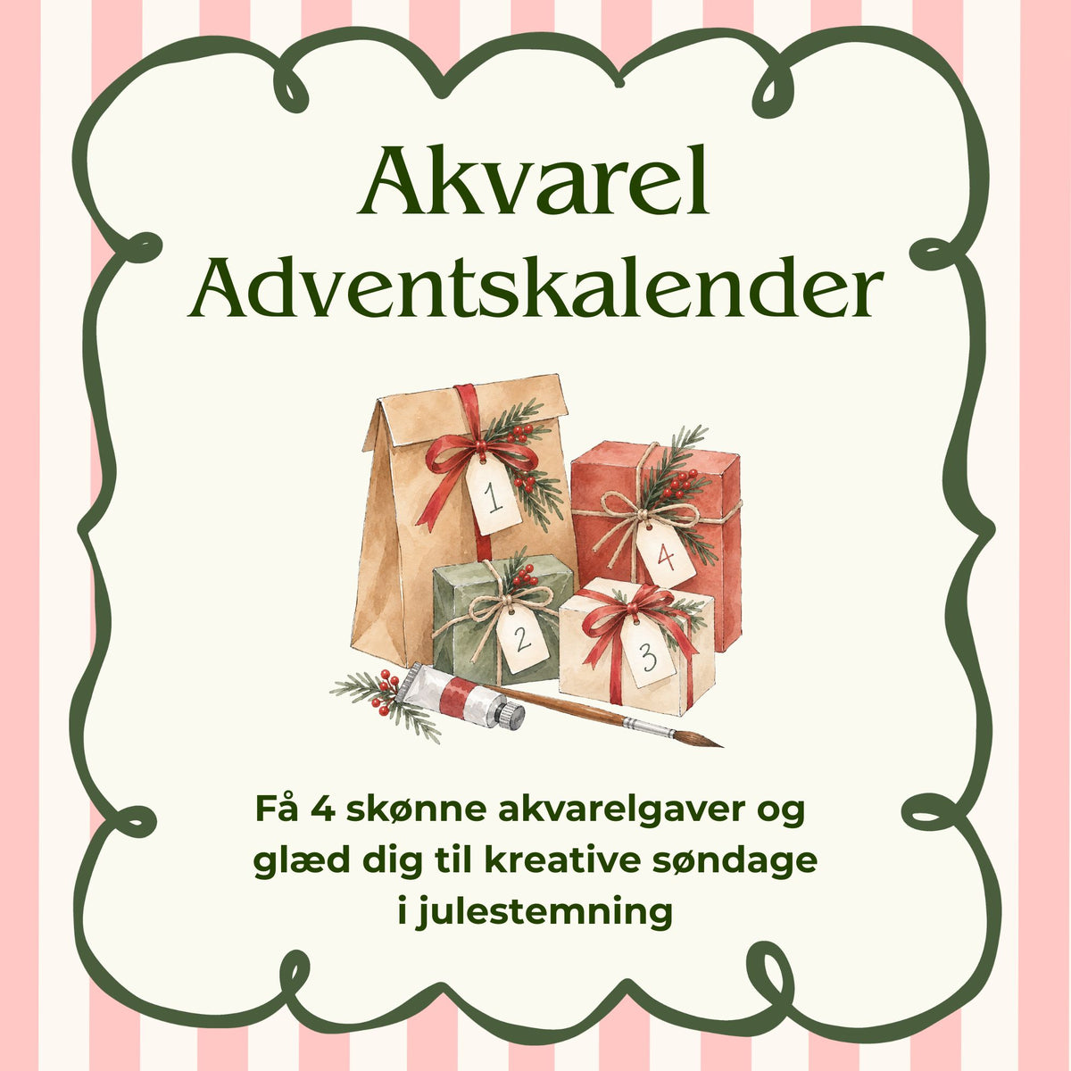 Akvarel adventskalender 2026