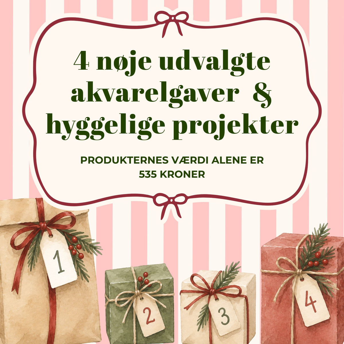 Akvarel adventskalender 2026