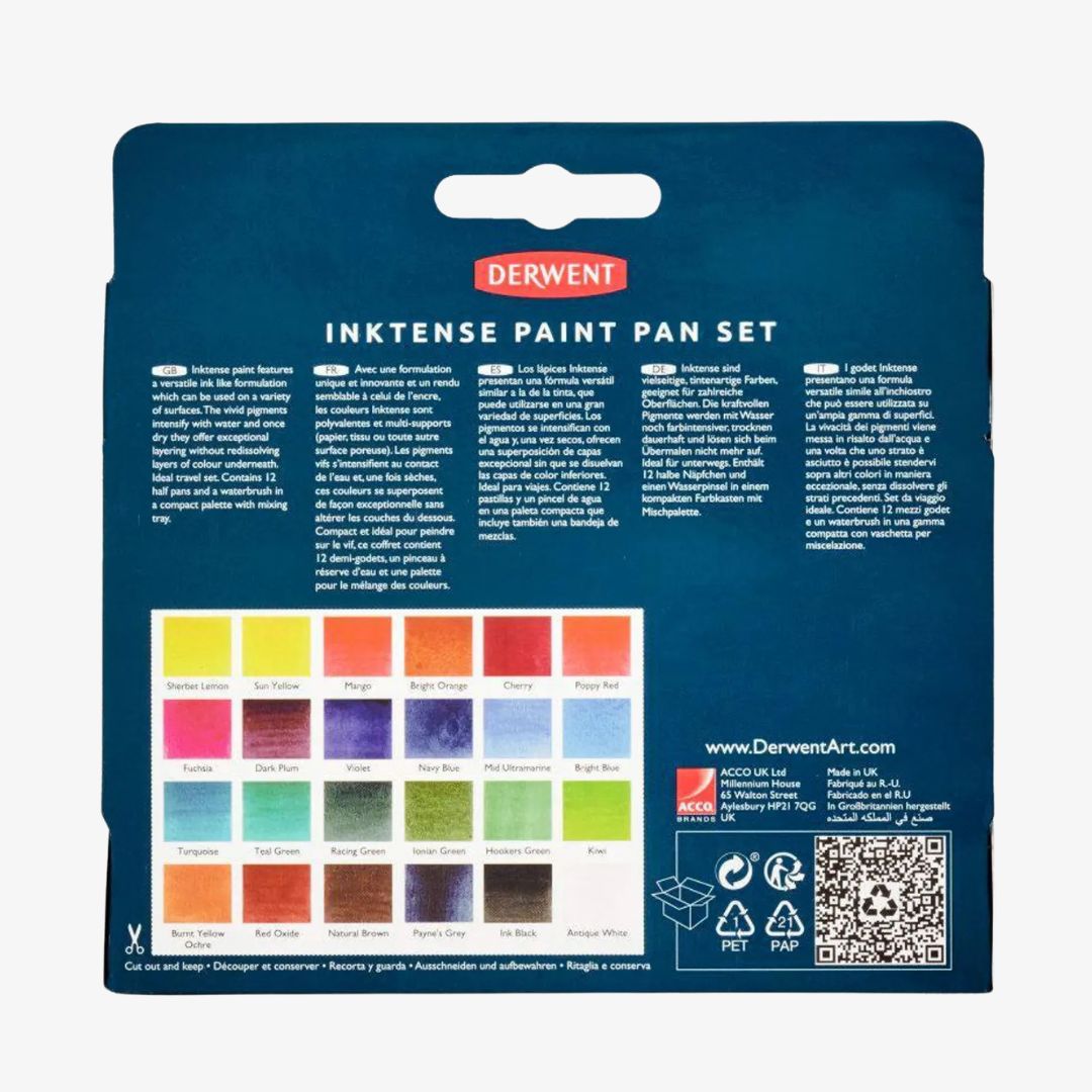 Inktense 24 farver sæt
