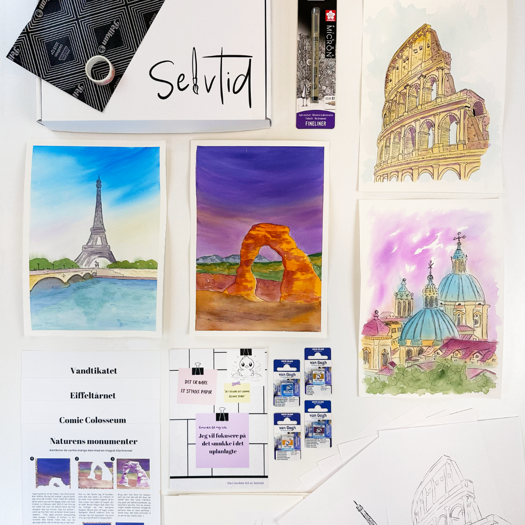 inspiration til at male seværdigheder og monumenter