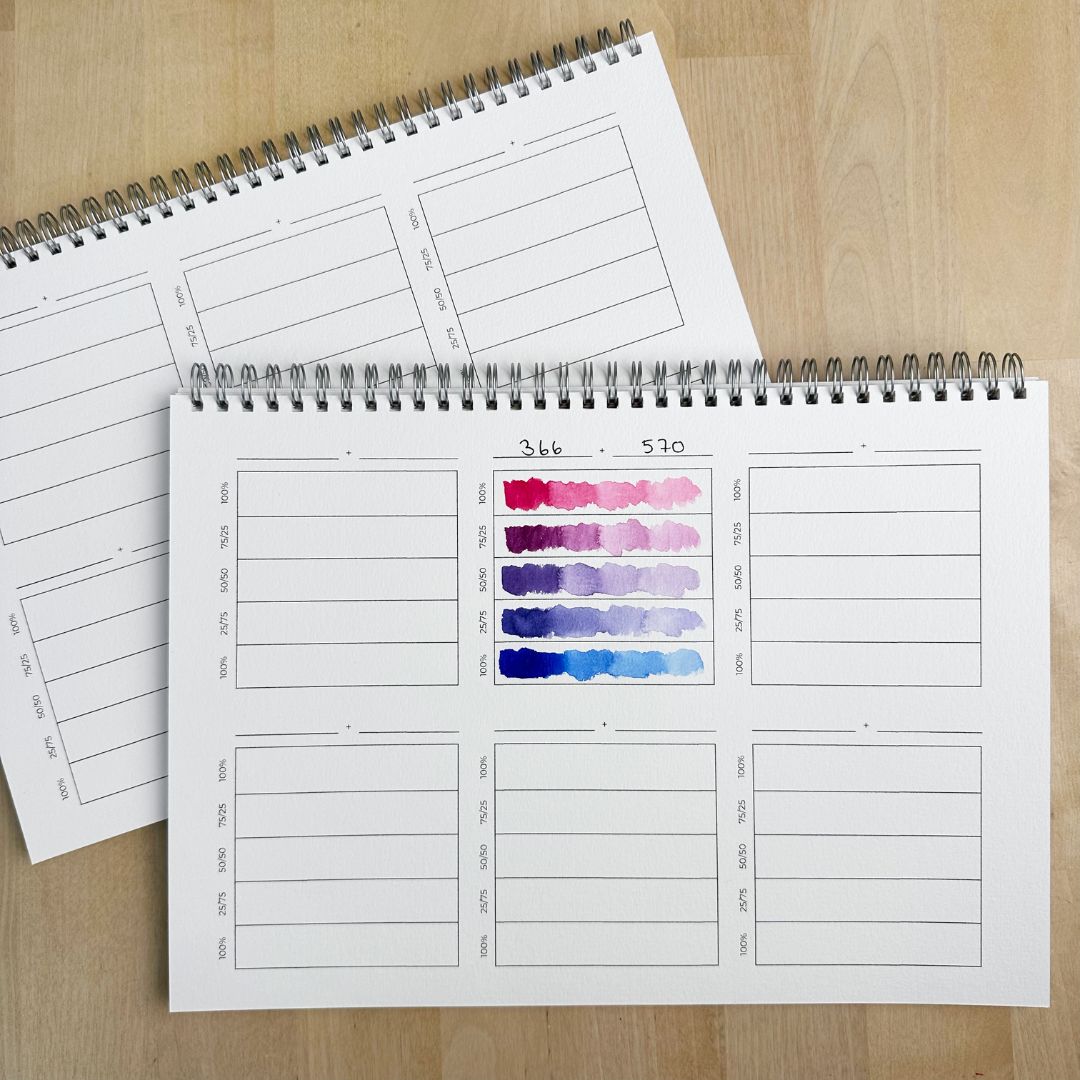 Farveprøve bog, A4 - Selvtid