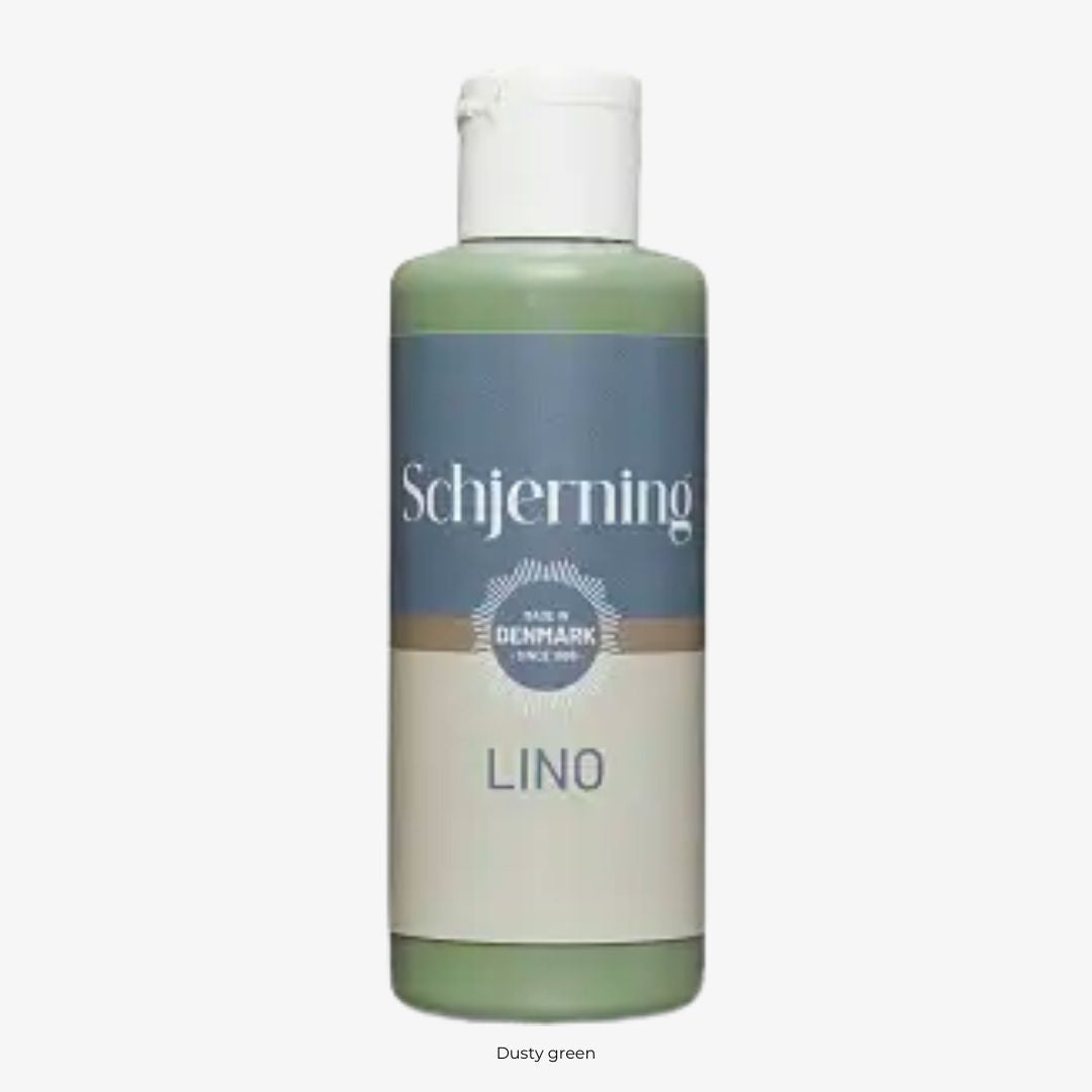 Linoleumstryksværte, Støvet grøn - 85 ml