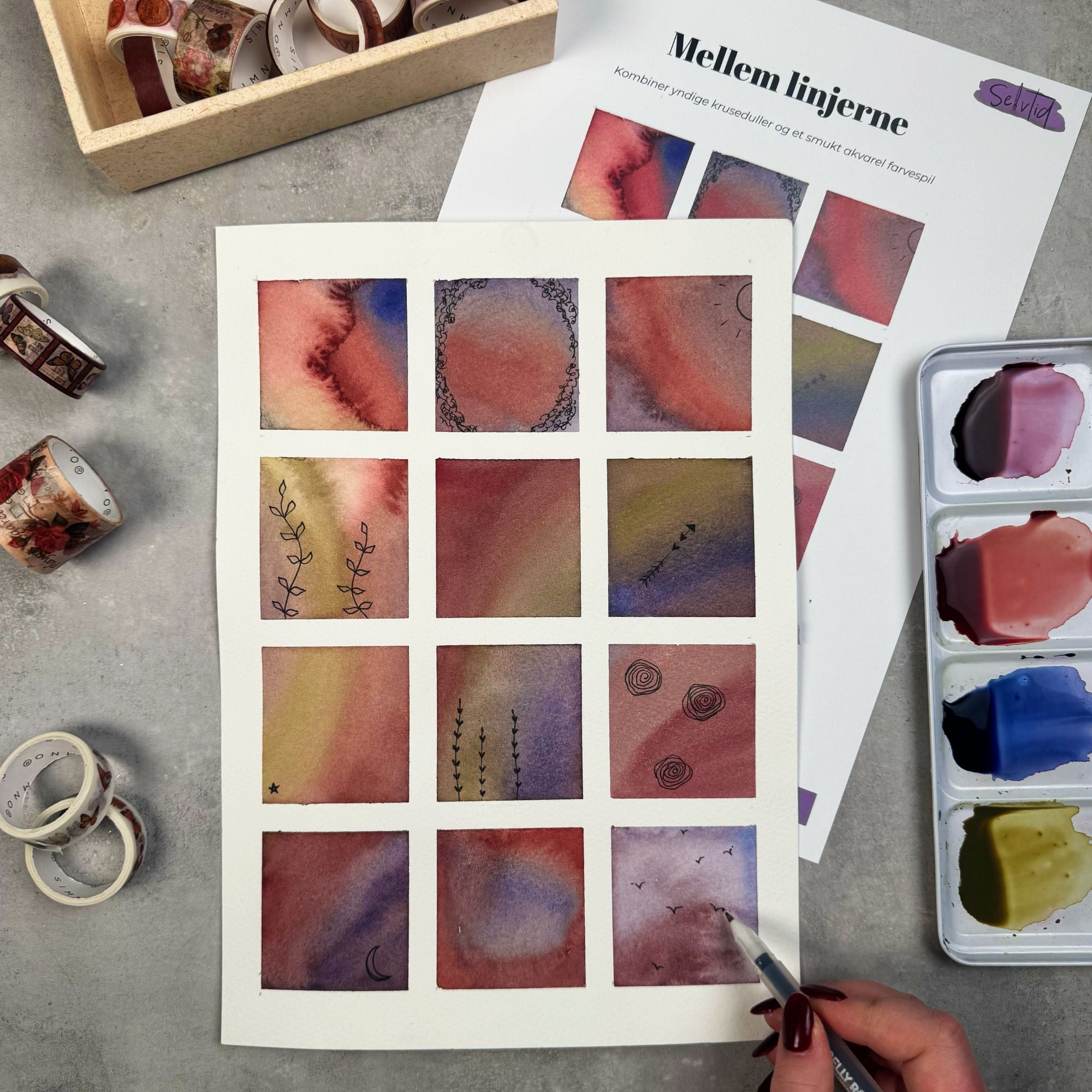 Washi tape boksen (januar 2026)