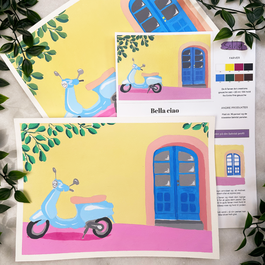 DIY: Gouache plakater boksen