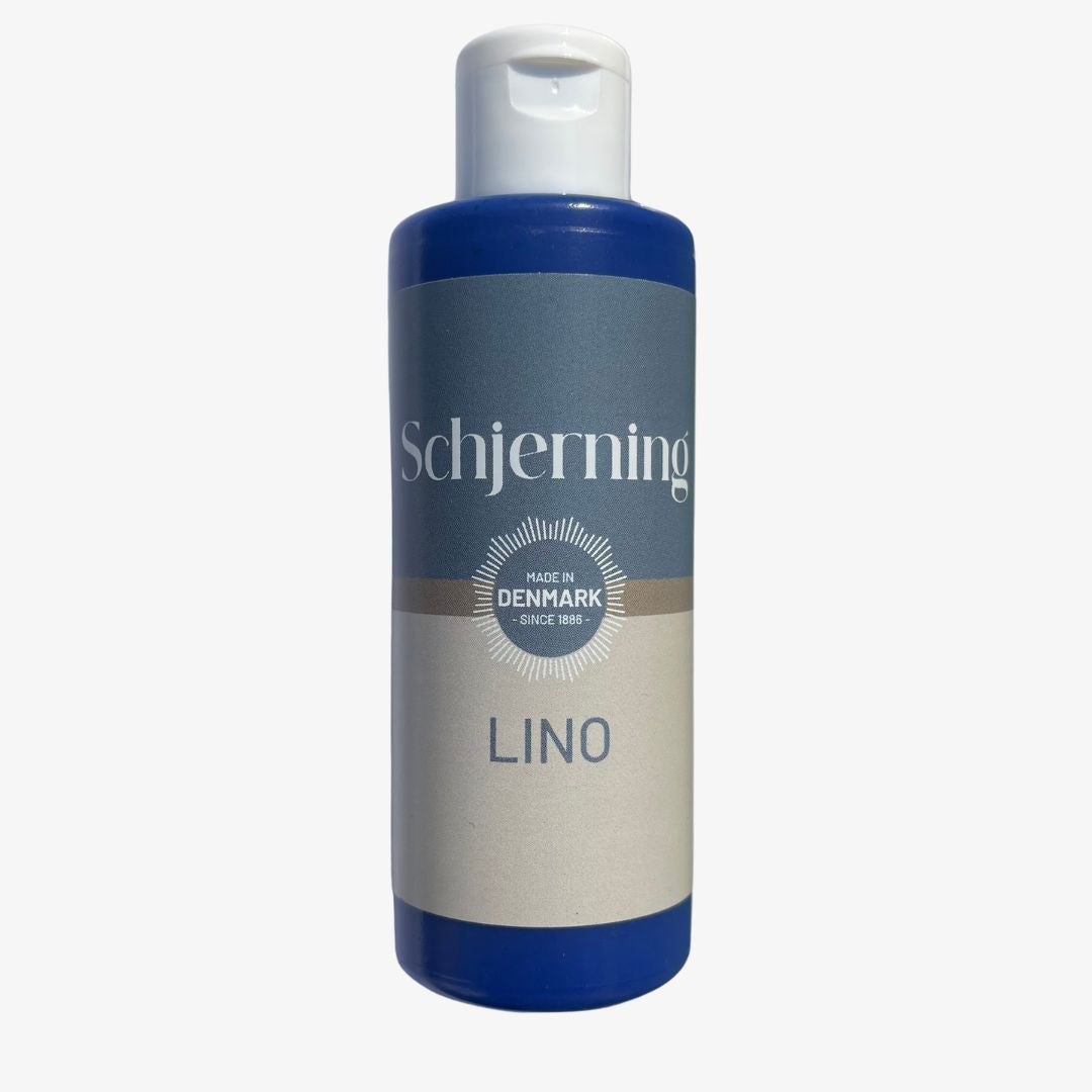 Linoleumstryksvært, Marine blå - 85 ml