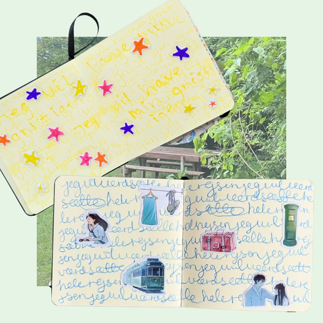 Art journal - Små eventyr & junk journaling