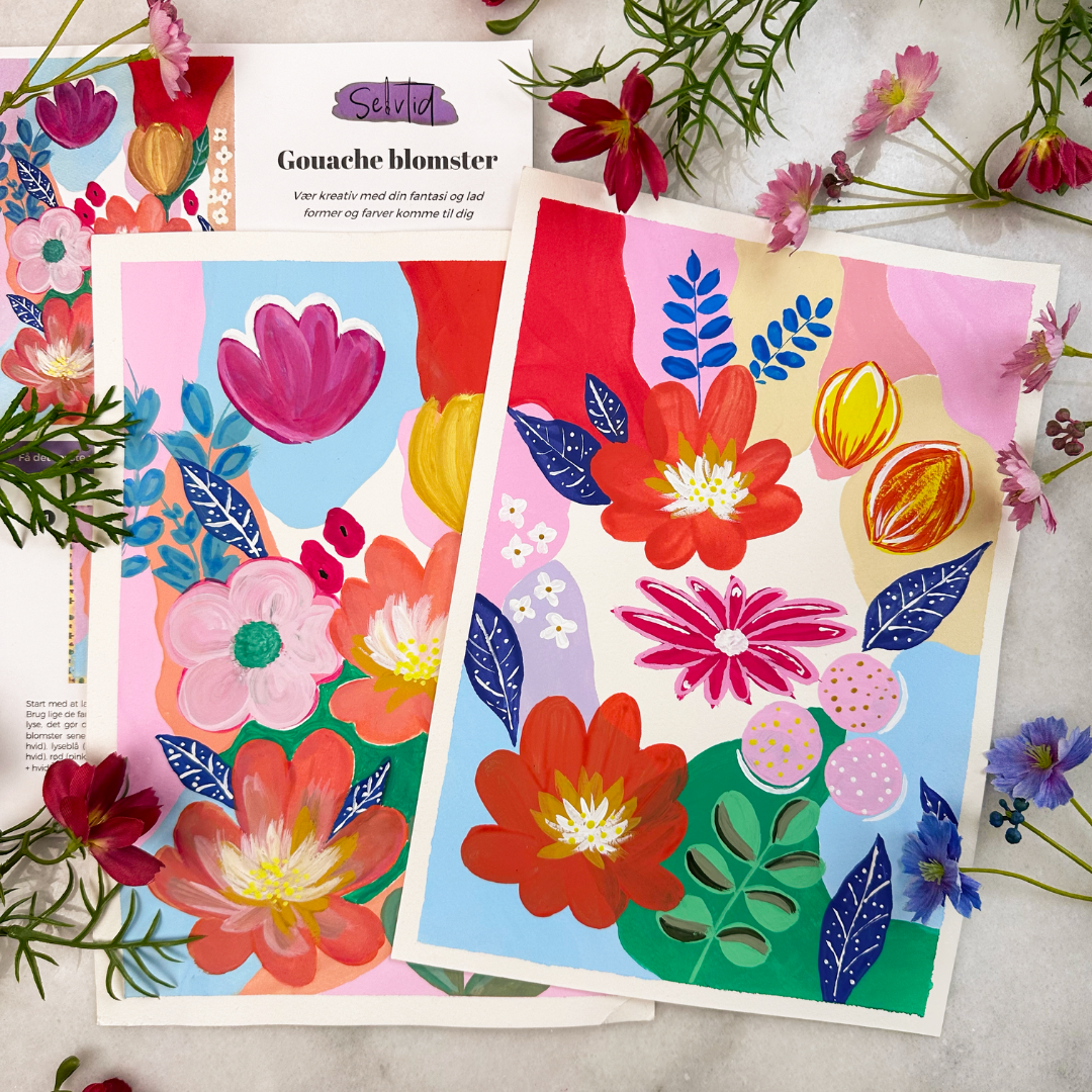 DIY: Gouache plakater boksen