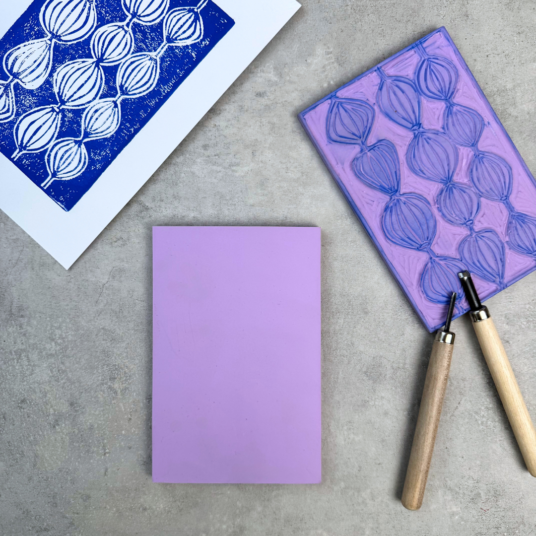 Trykplade til linoleum (A6)