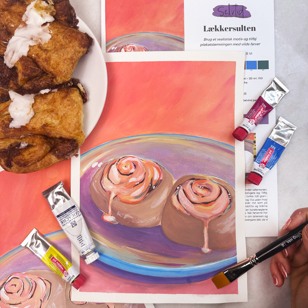 DIY: Gouache plakater boksen