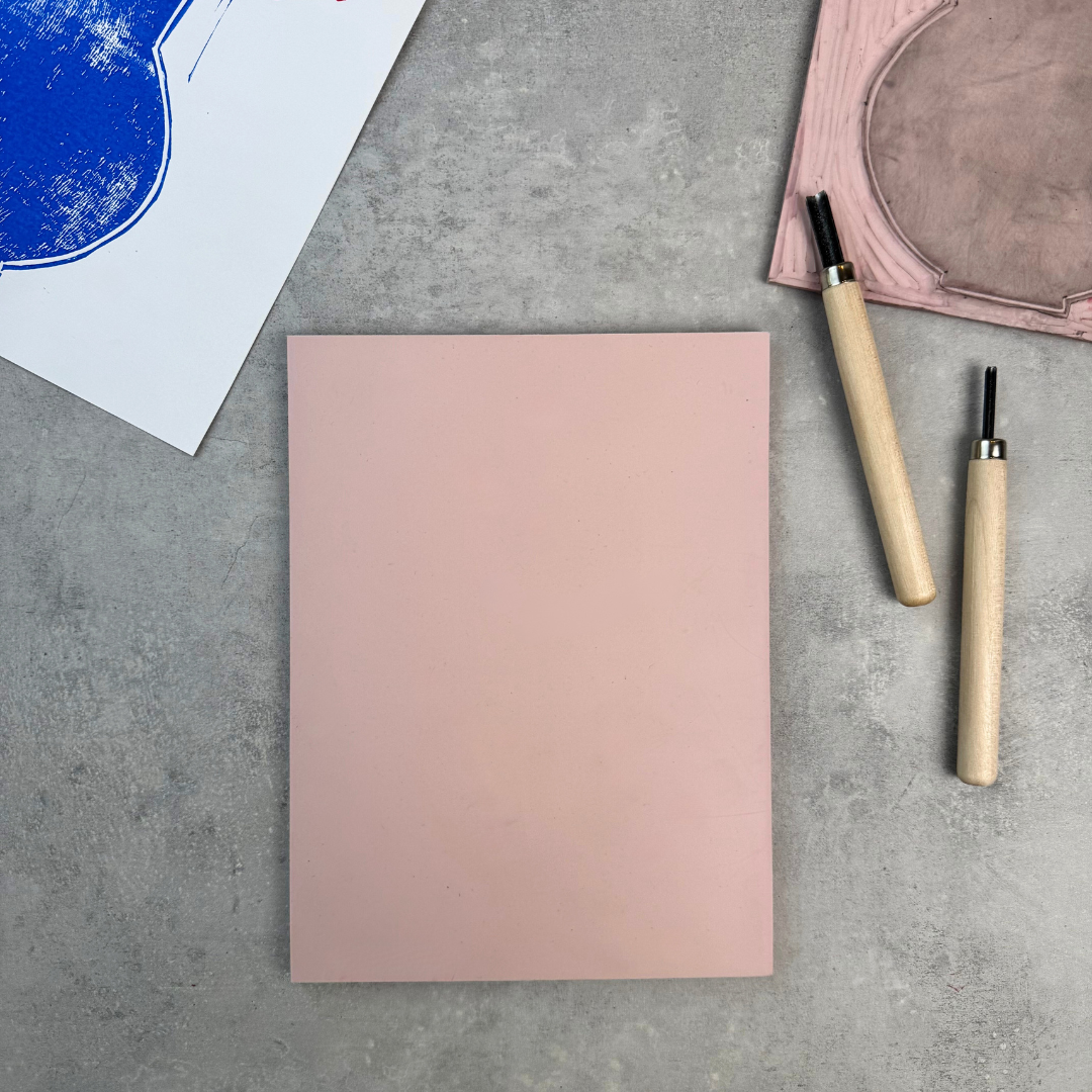 Trykplade til linoleum A5