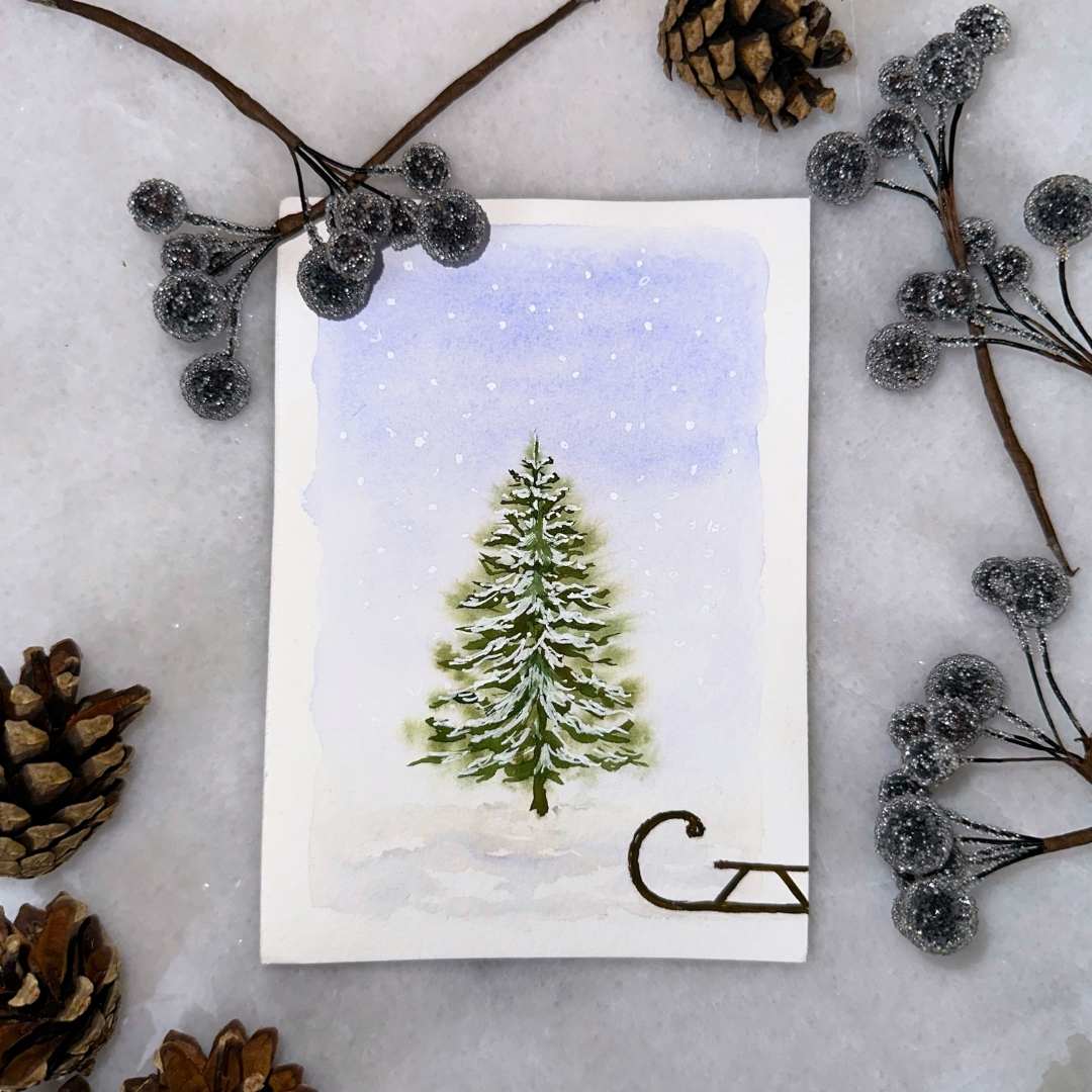 Nordisk julekort boks