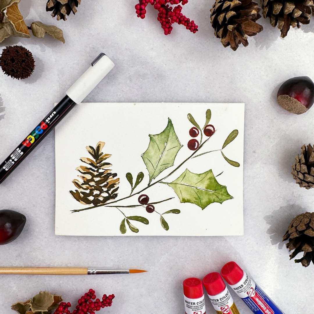 Nordisk julekort boks