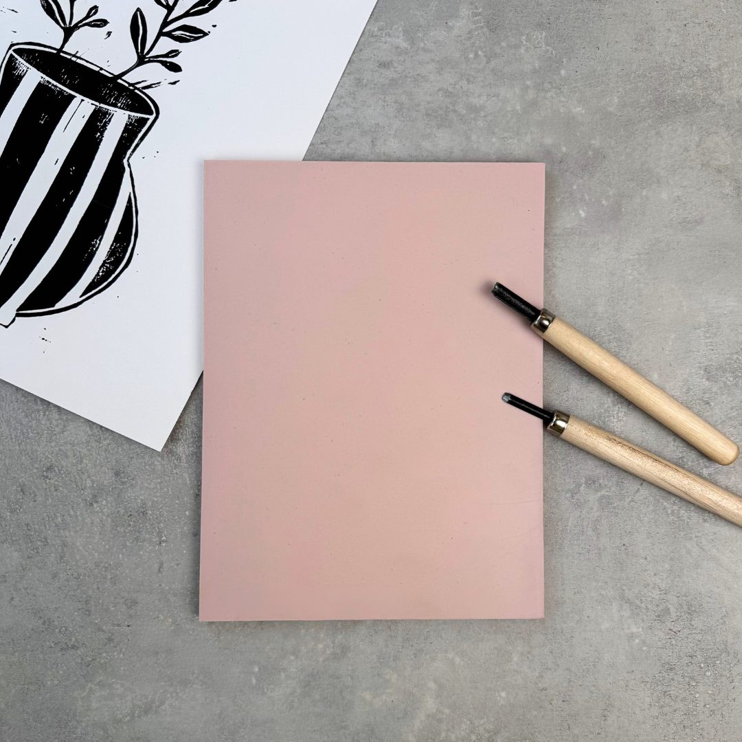 Trykplade til linoleum A5