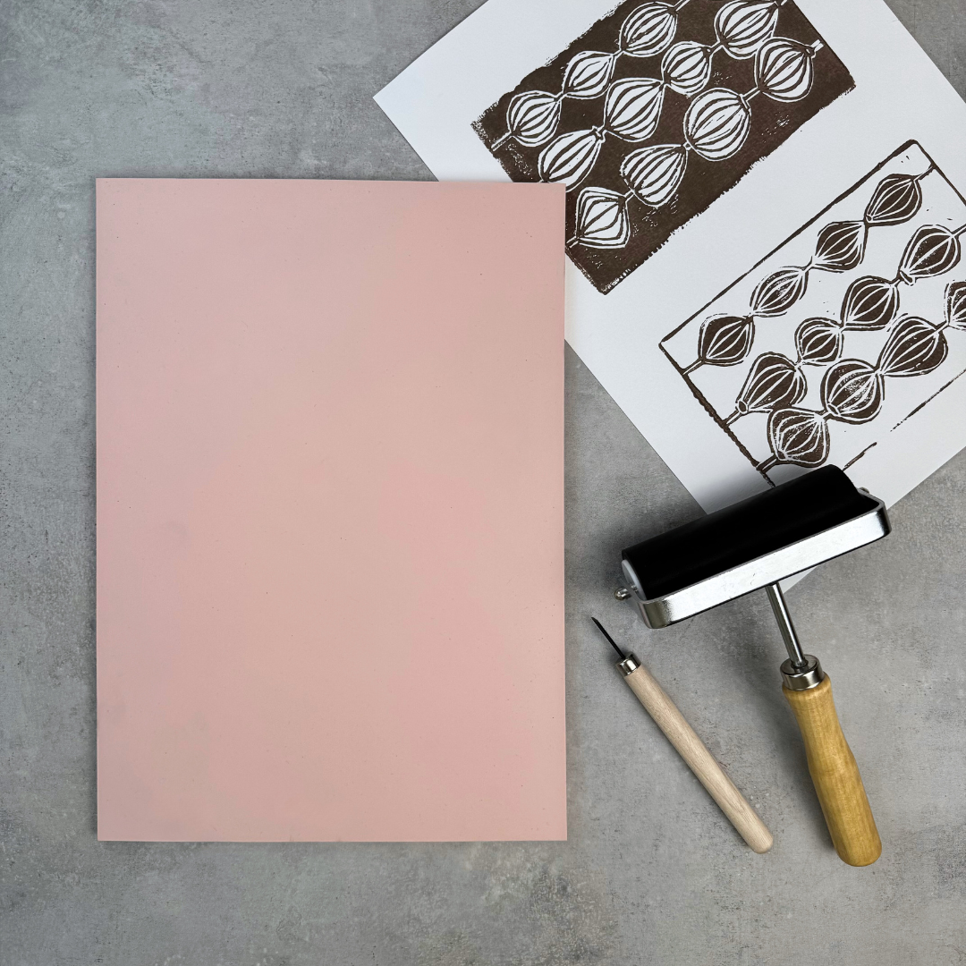 Trykplade til linoleum A4