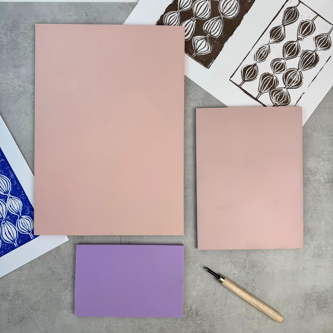Trykplade til linoleum A5