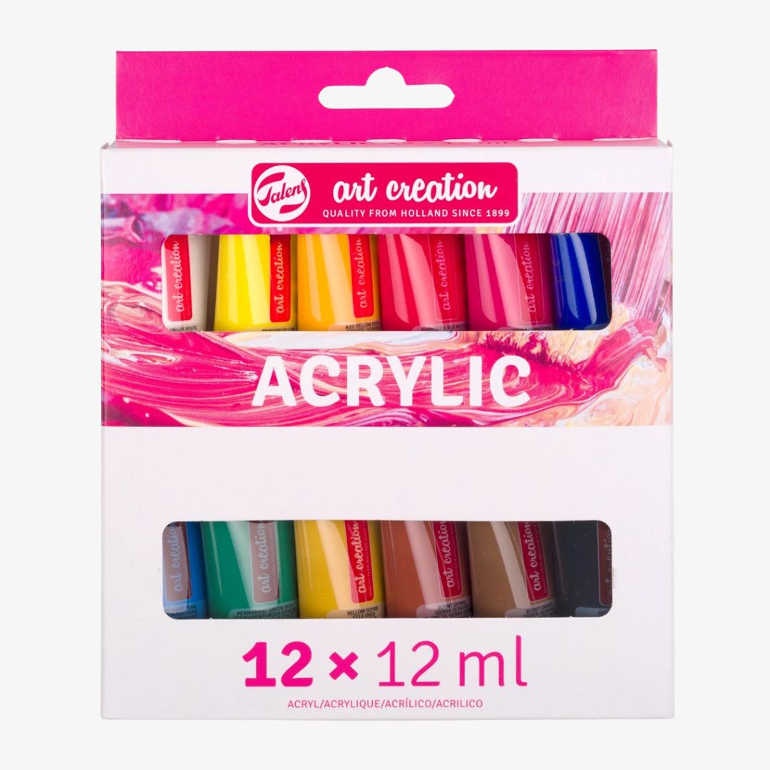 Talens Art Creation Akrylmaling Sæt – 12 × 12 ml