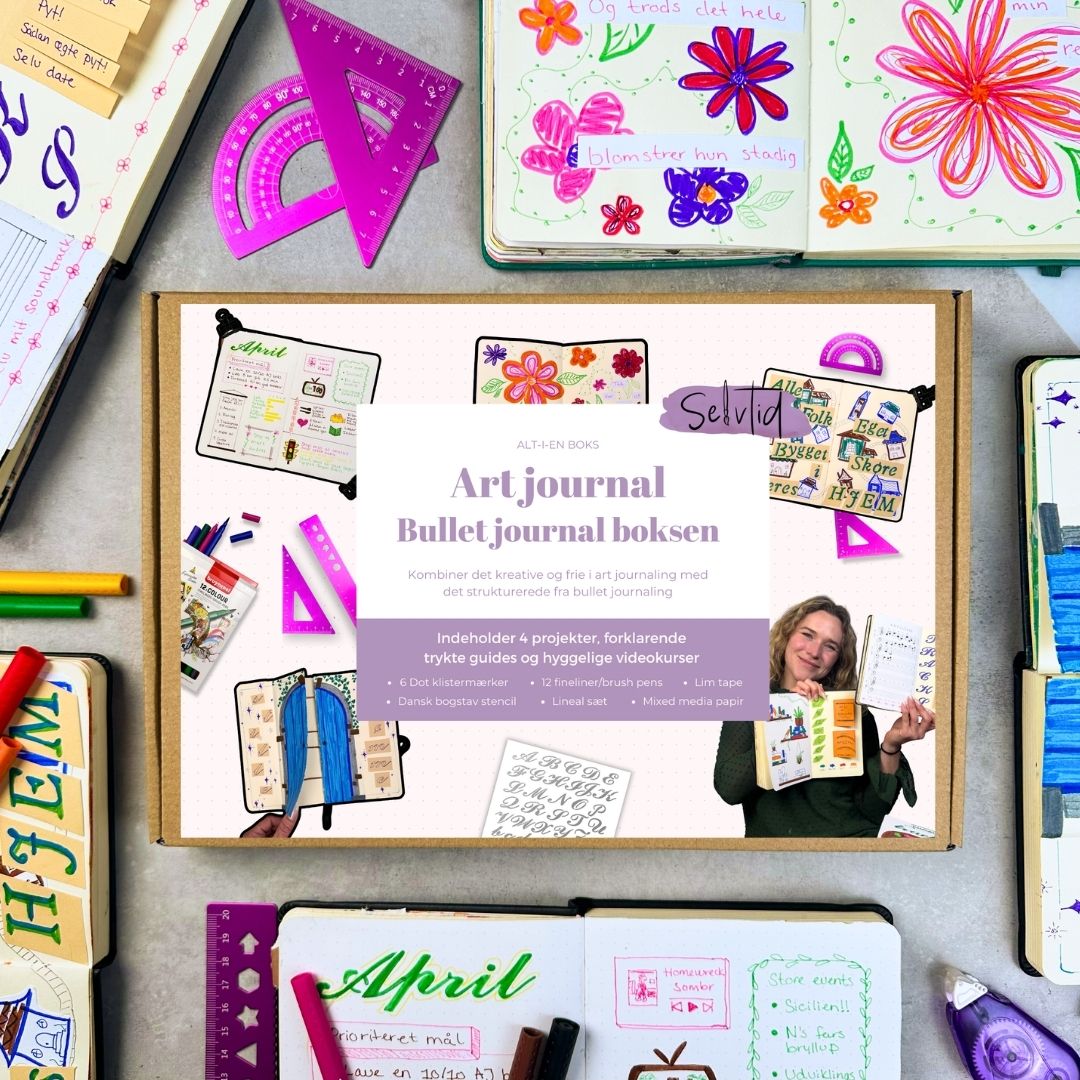 Art journal - kreative planer boksen