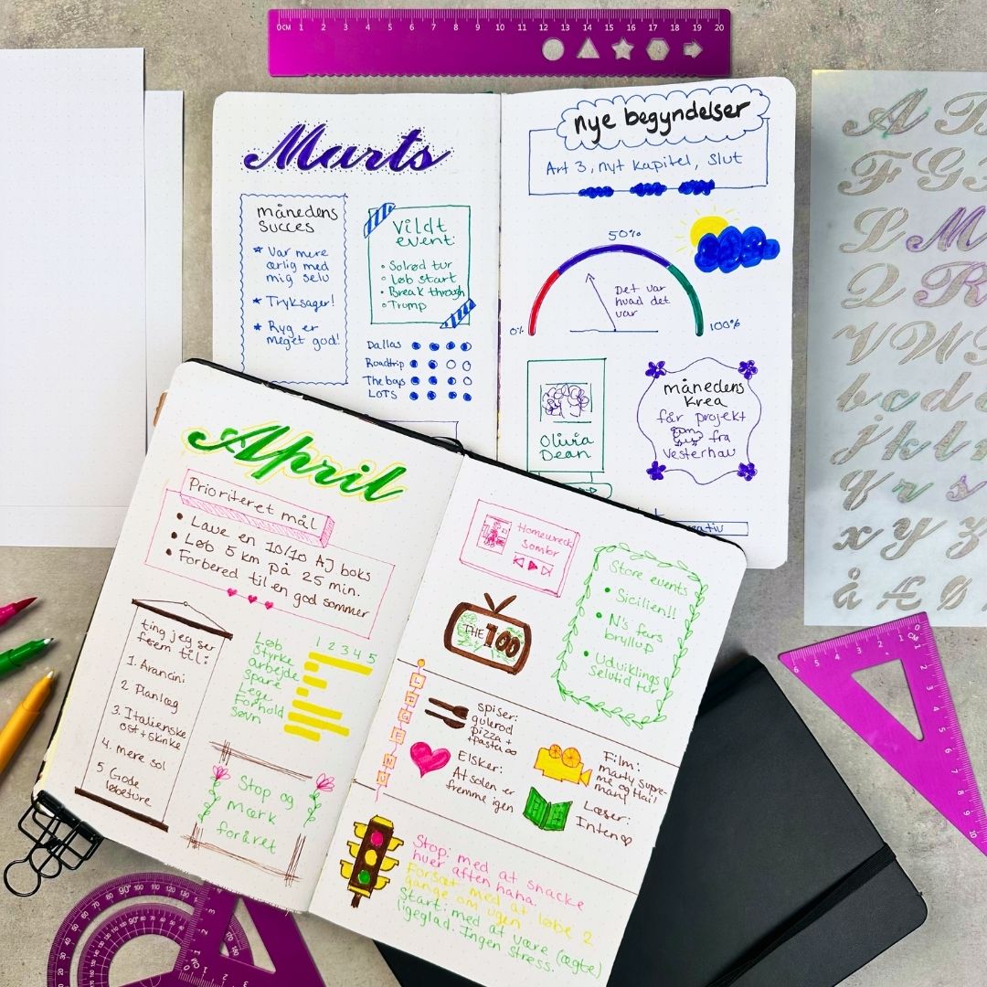 Art journal - kreative planer boksen