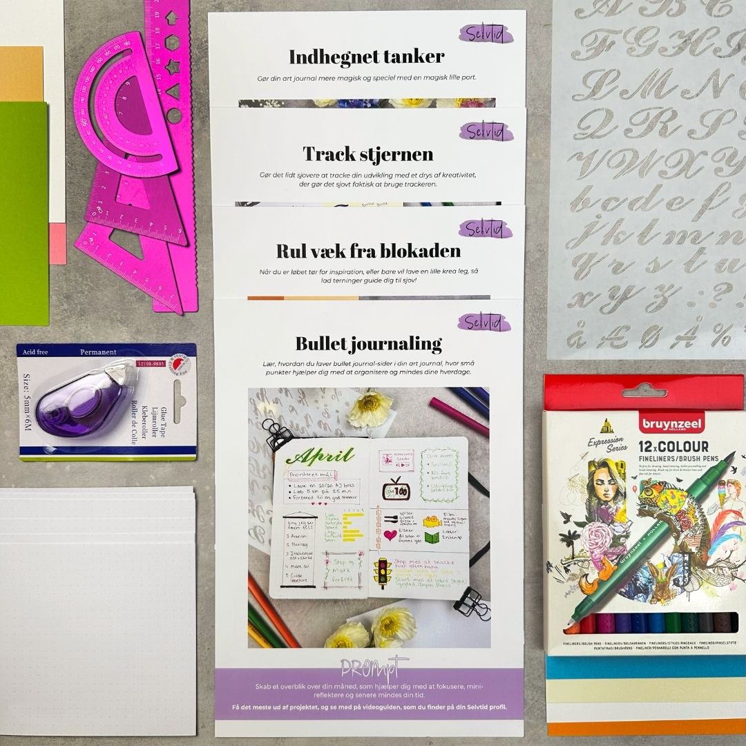 Art journal - kreative planer boksen