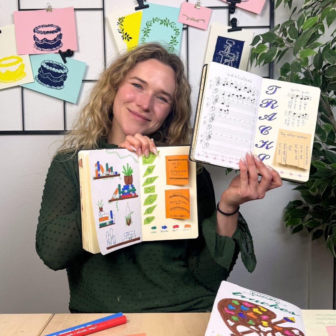 Art journal - kreative planer boksen