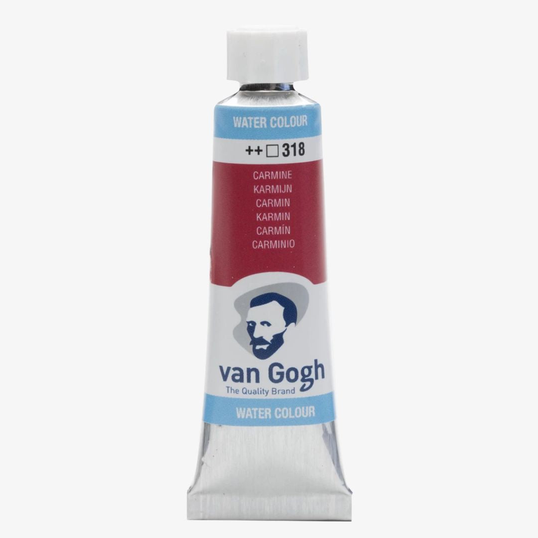 Carmine akvareltube, Van Gogh akvarelmaling