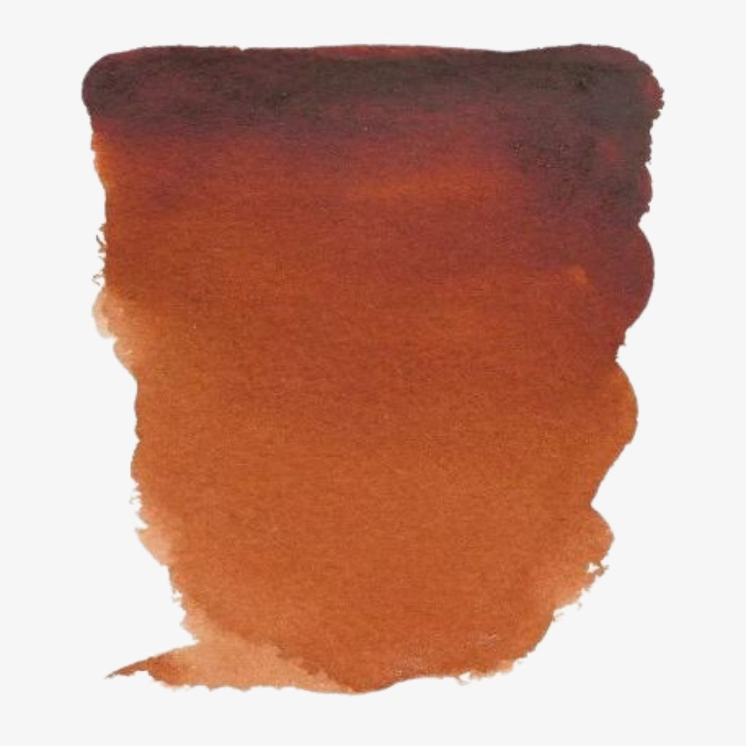 Burnt sienna half pan, Van Gogh akvarelmaling