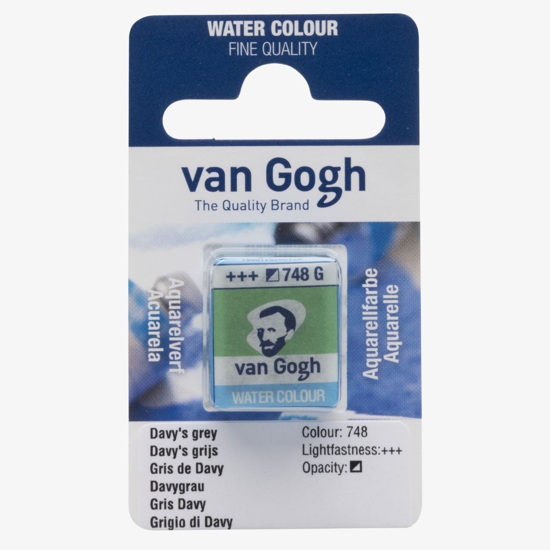 Davy'S Grey half pan, Van Gogh akvarelmaling