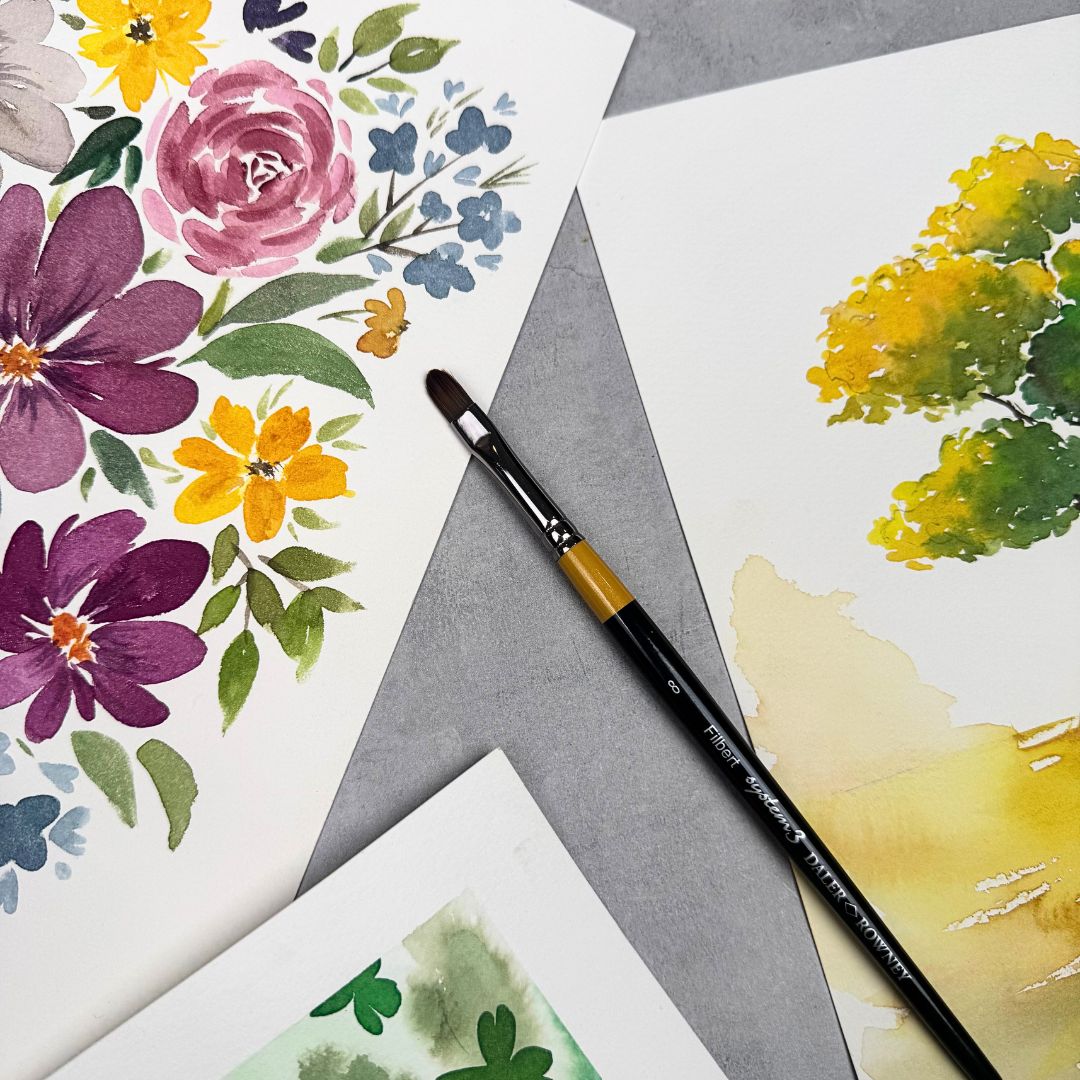 Filbert, str. 8 flad oval pensel