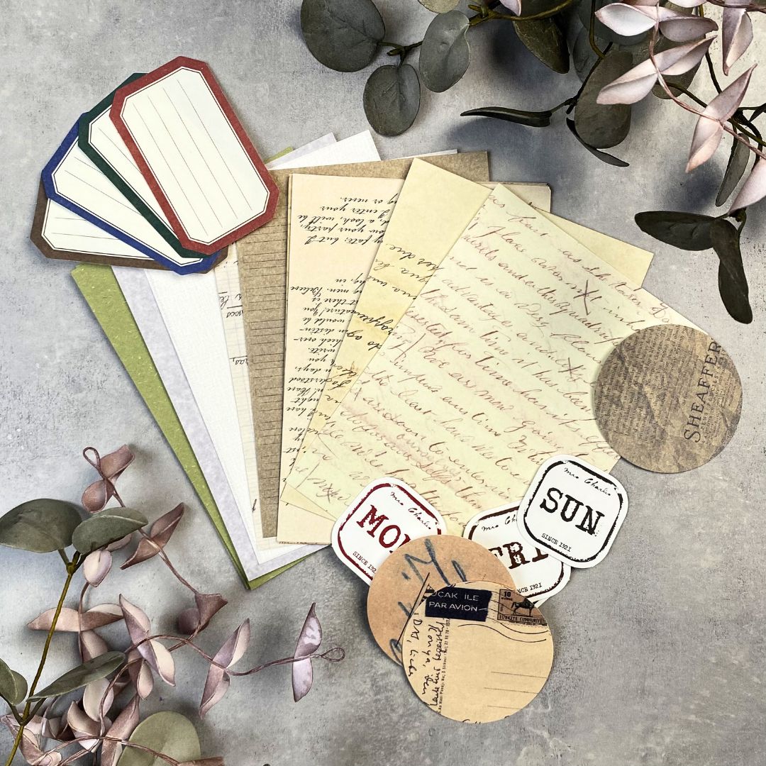 Designpapir - brevtekstur