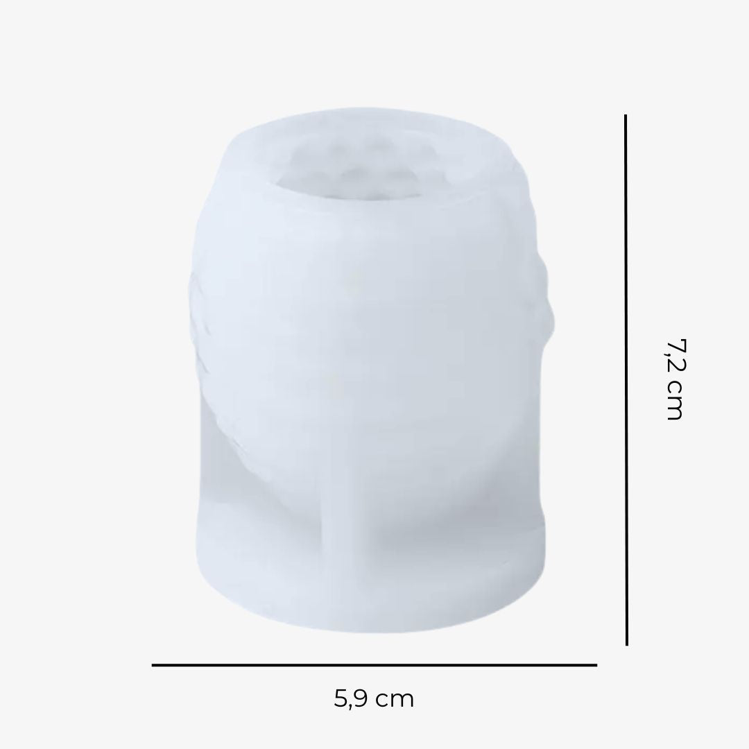 Grankogle - Støbeform til lys