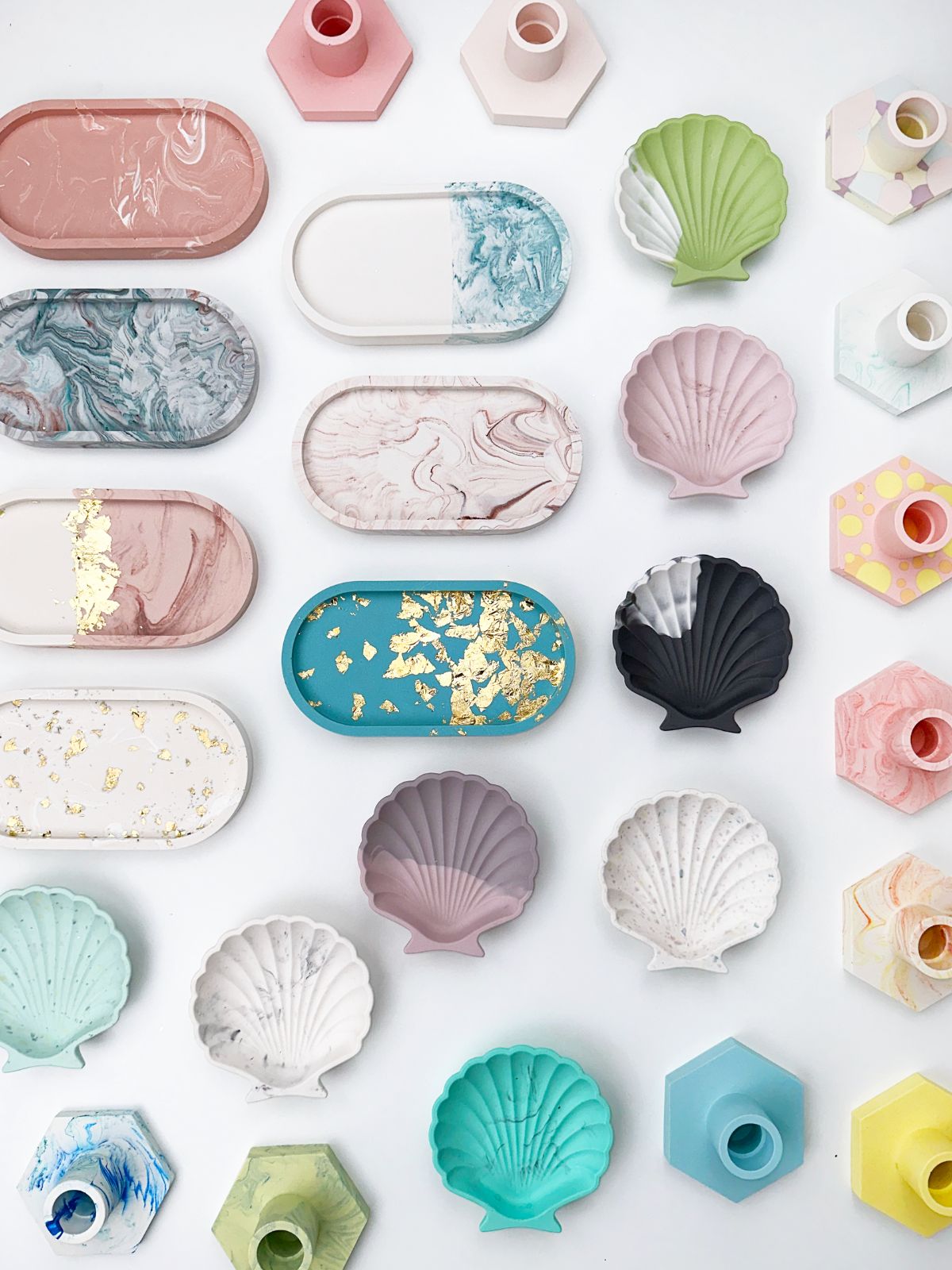 lær at lave jesmonite forme