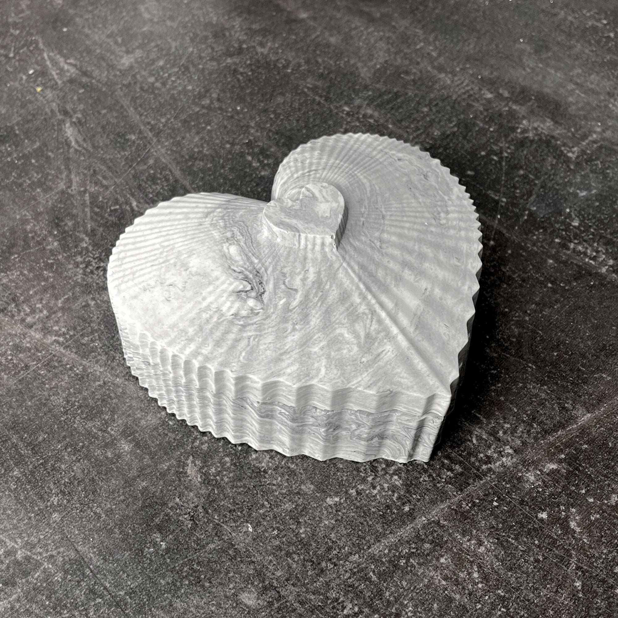 Hjerteboks m. låg - Støbeform