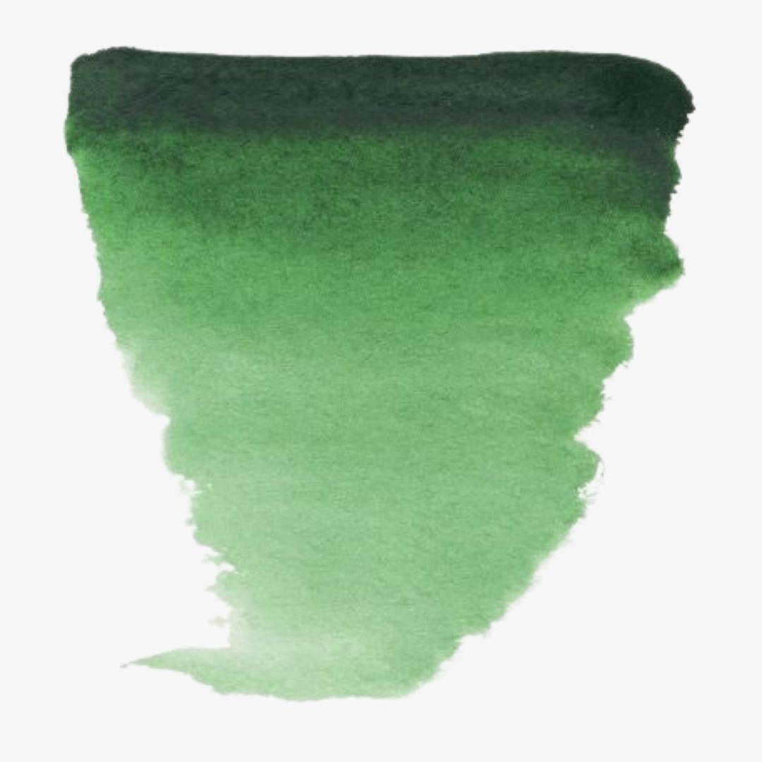 Hooker green deep akvareltube, Van Gogh akvarelmaling