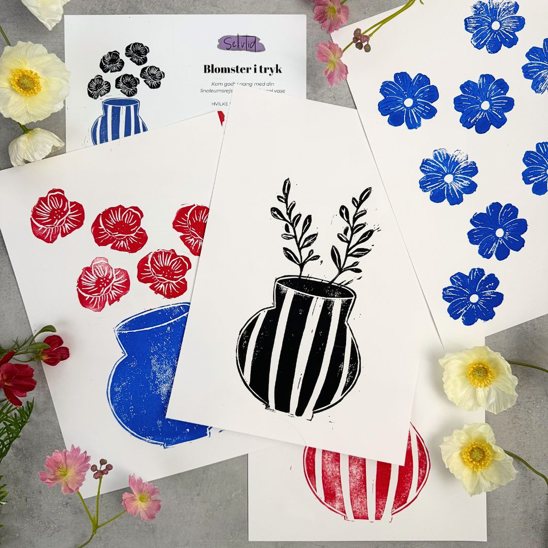 Linoleumstryk starter sæt