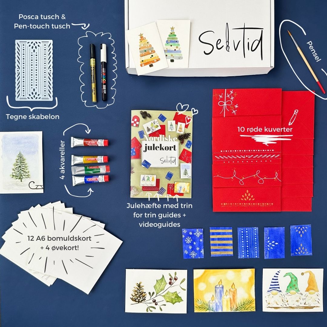 Nordisk julekort boks