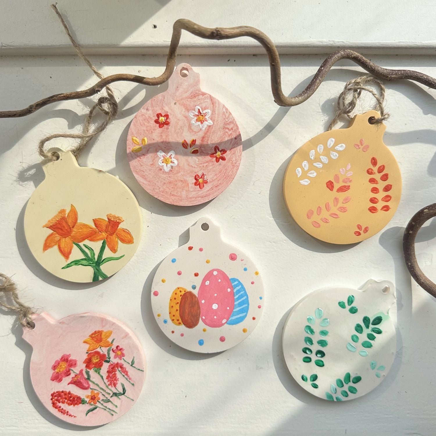 2 x Pyntekugle ophæng - støbeforme