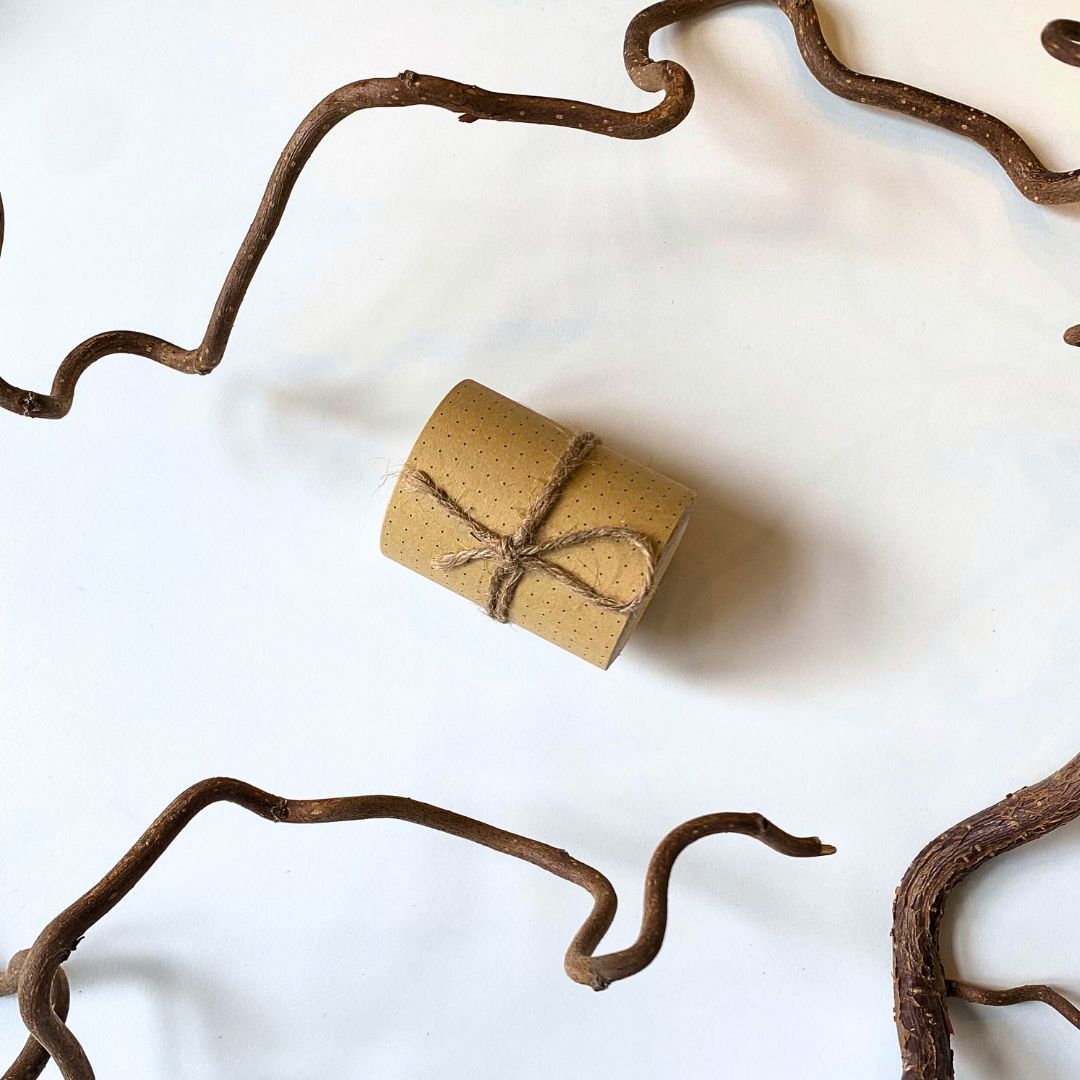 Papirtape med prikker