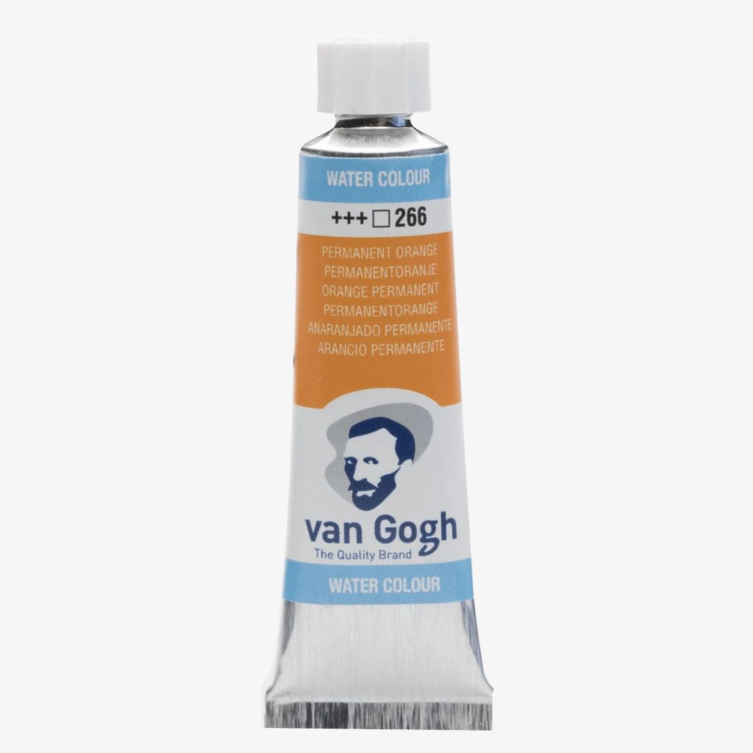 Permanent orange akvareltube, Van Gogh akvarelmaling